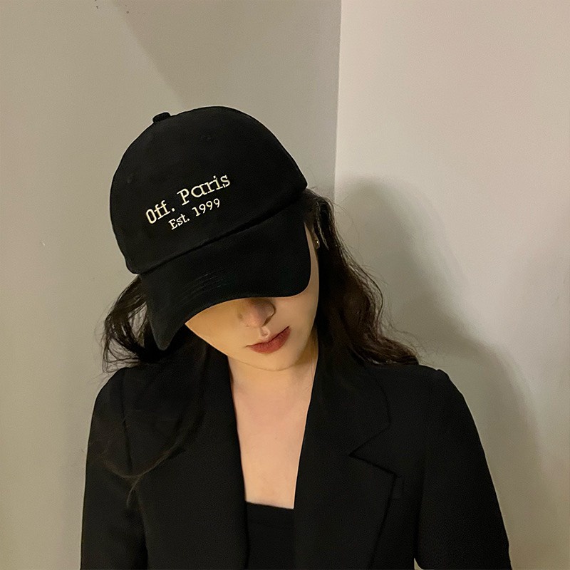 Mũ Lưỡi Trai Nón Kết Nhung Cao Cấp Thêu Chữ Off Paris 478 Phong Cách Ulzzang Form Unisex Nam Nữ - Hazo