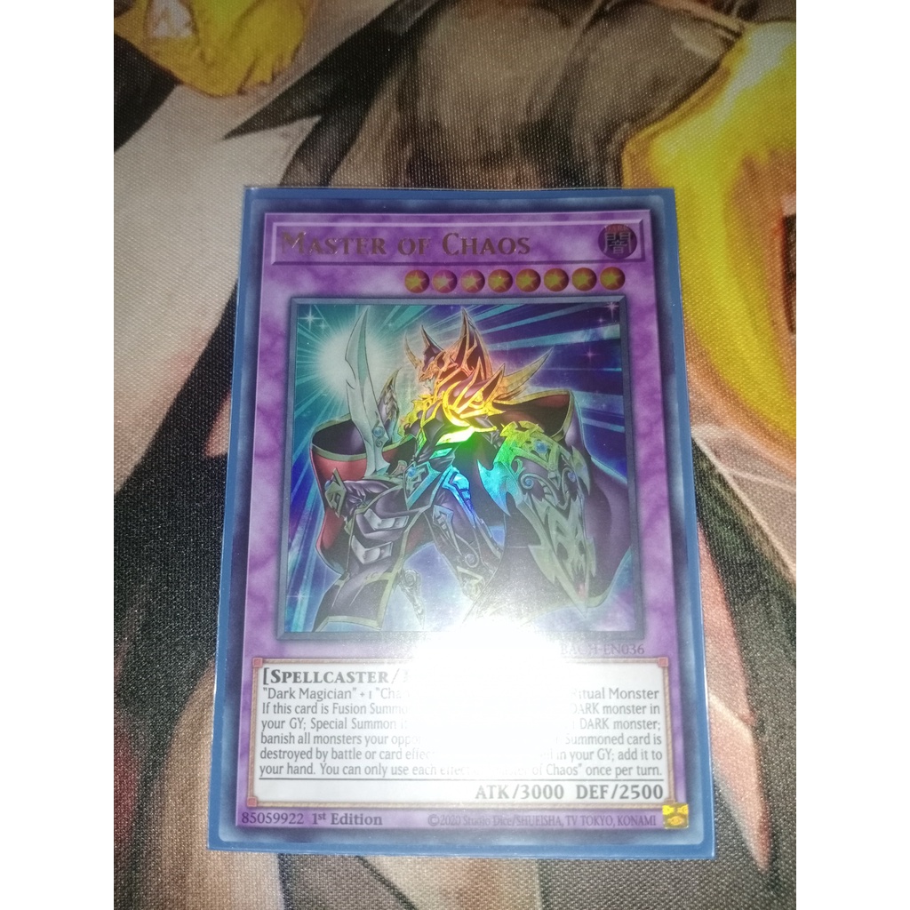 Thẻ Bài Yugioh Tiếng Anh: Master of Chaos - BACH-EN036 - Ultra Rare 1st Edition