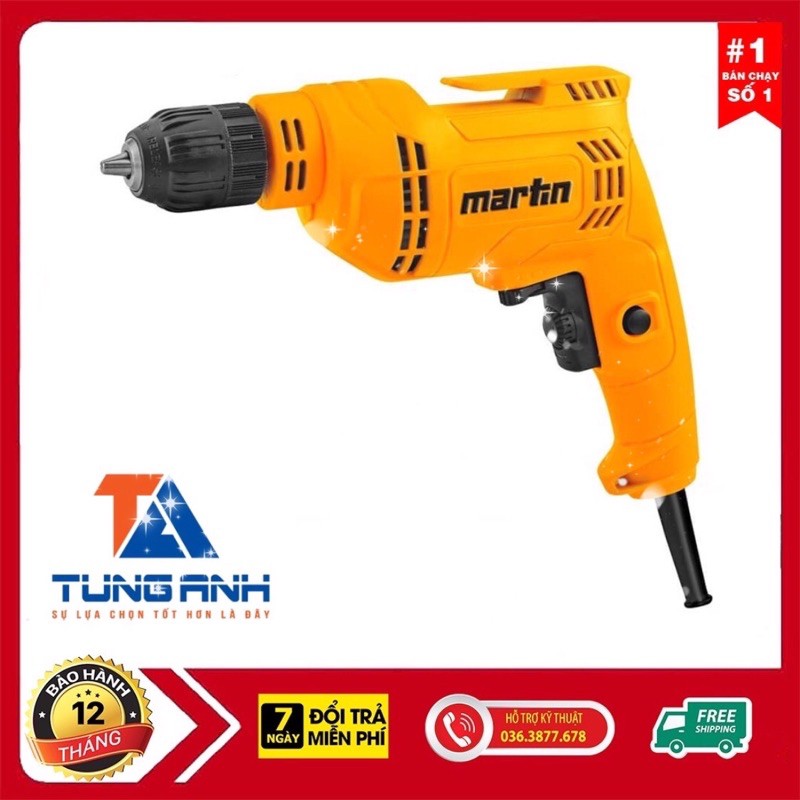 Máy Khoan Martin Mt-550 Đầu Auto Lock 10Ly.