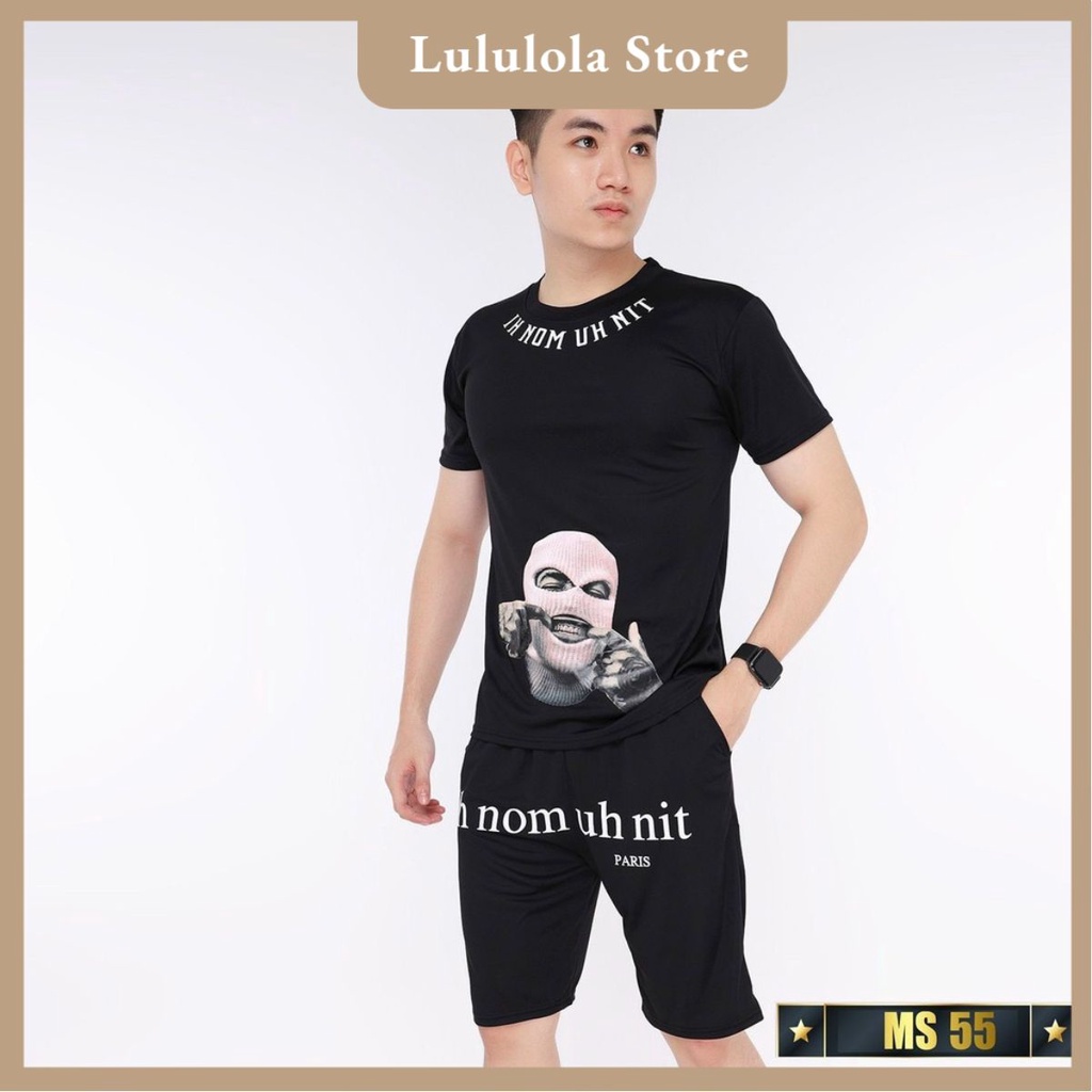 Đồ bộ thể thao nam cao cấp vải thun lạnh siêu co dãn hàng chuẩn shop lululola Store a17