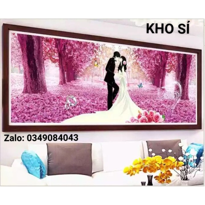 TRANH THÊU KÍN HH0803 (152X59) HH0804 (194X74)