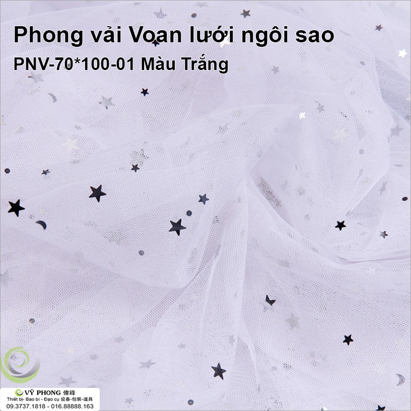 PHÔNG NỀN VẢI VOAN LƯỚI SAO 70x100cm ĐẠO CỤ CHỤP HÌNH SẢN PHẨM PNV70x100-01,2