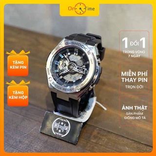 Đồng hồ thể thao nam Casio G Shock Gst410 vỏ thép, chất liệu dây silicon bền đẹp, đồng hồ điện tử - OneTime Store