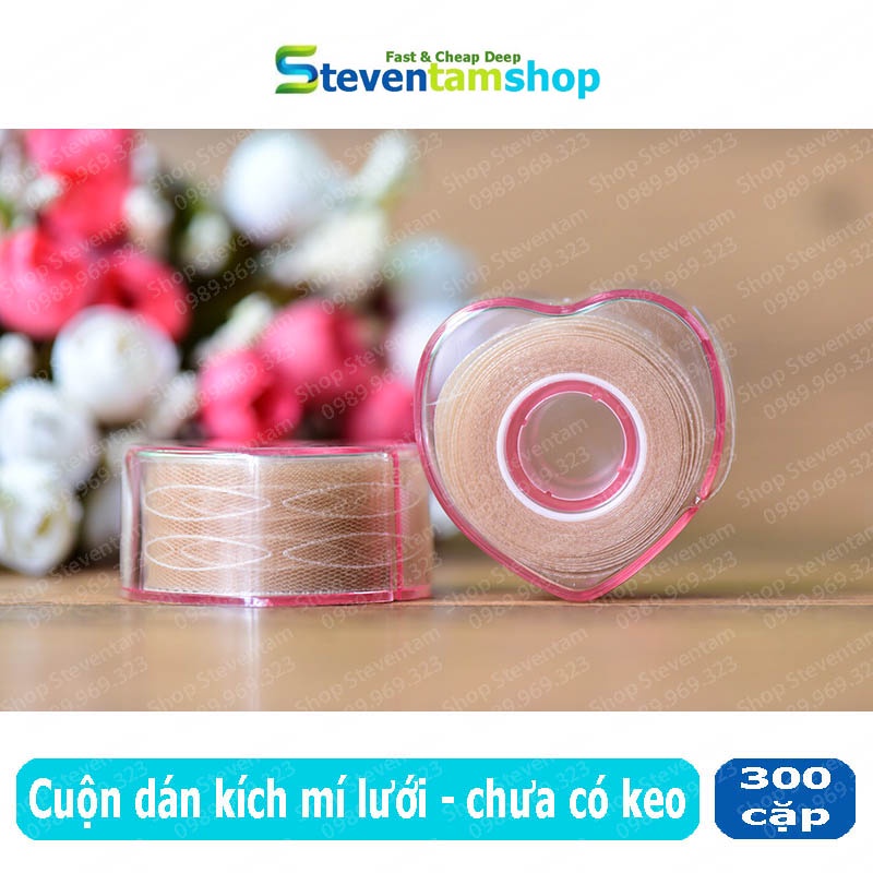 Cuộn dán mí lưới kích mí trong suốt (Chưa có keo)