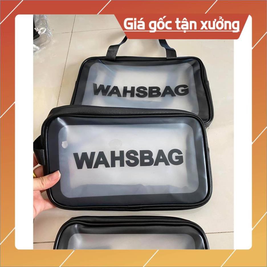 [Bán gía Gốc] Sét 3 túi đựng mỹ phẩm trong suốt mẫu mới, sét 3 túi mỹ phẩm washbag