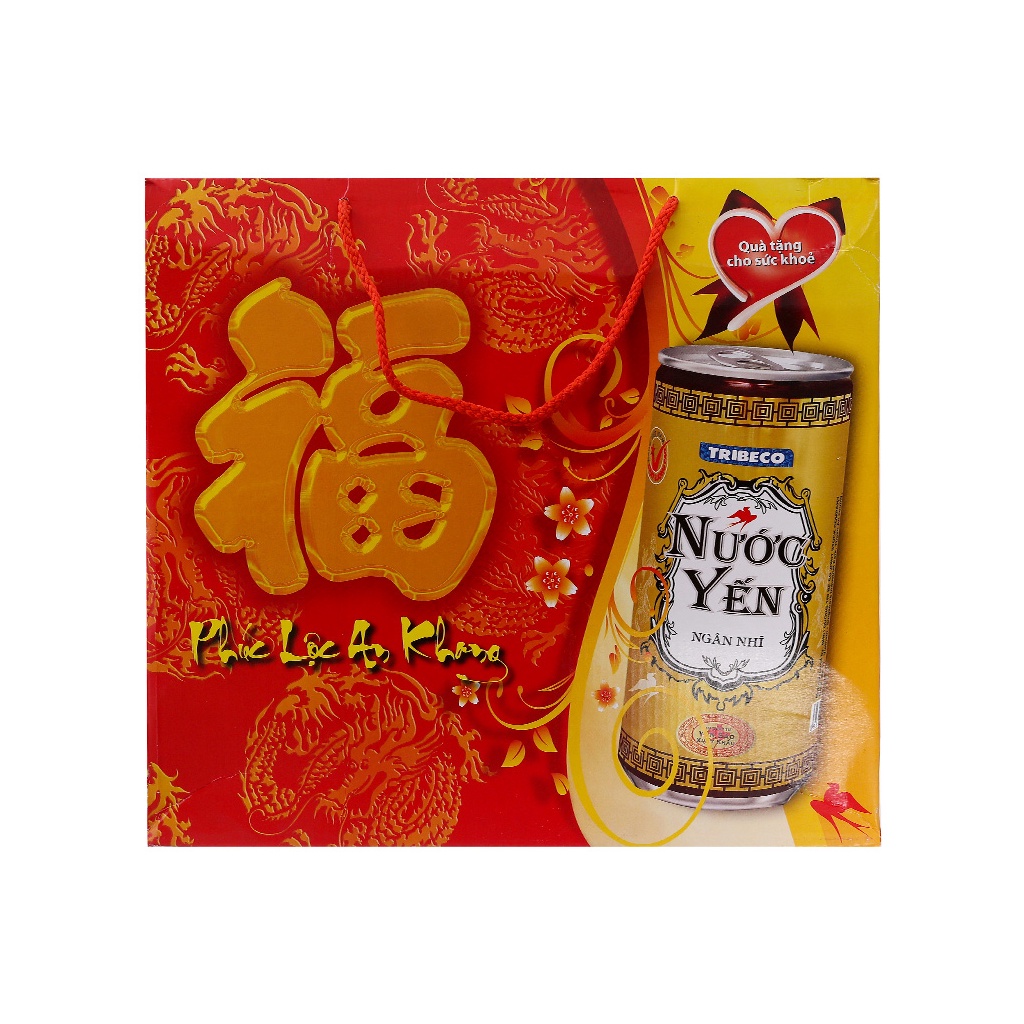 Yến Hộp Quà Tribeco Với Hộp Màu Đỏ Thích Hộp Để Trưng Vào Ngày Tết