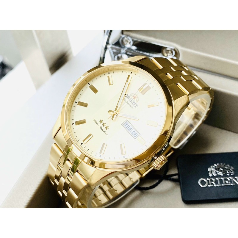 Đồng hồ nam dây thép Orient RA AB0009G19B GOLD