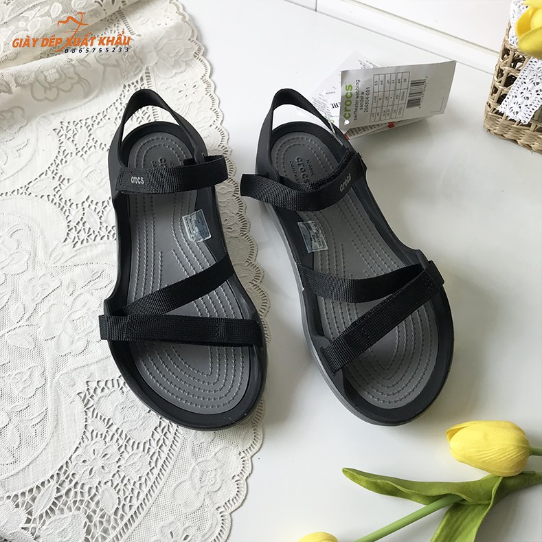 Sandal Cross Nữ Swiftwater Webbing Màu Đen