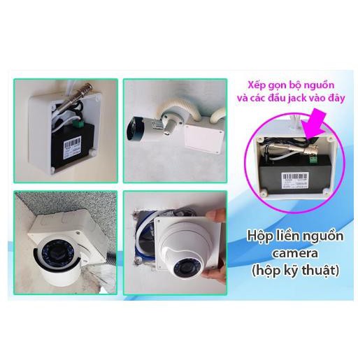 Hộp Kỹ Thuật Lắp Camera Quan Sát Chống nước mưa, nắng