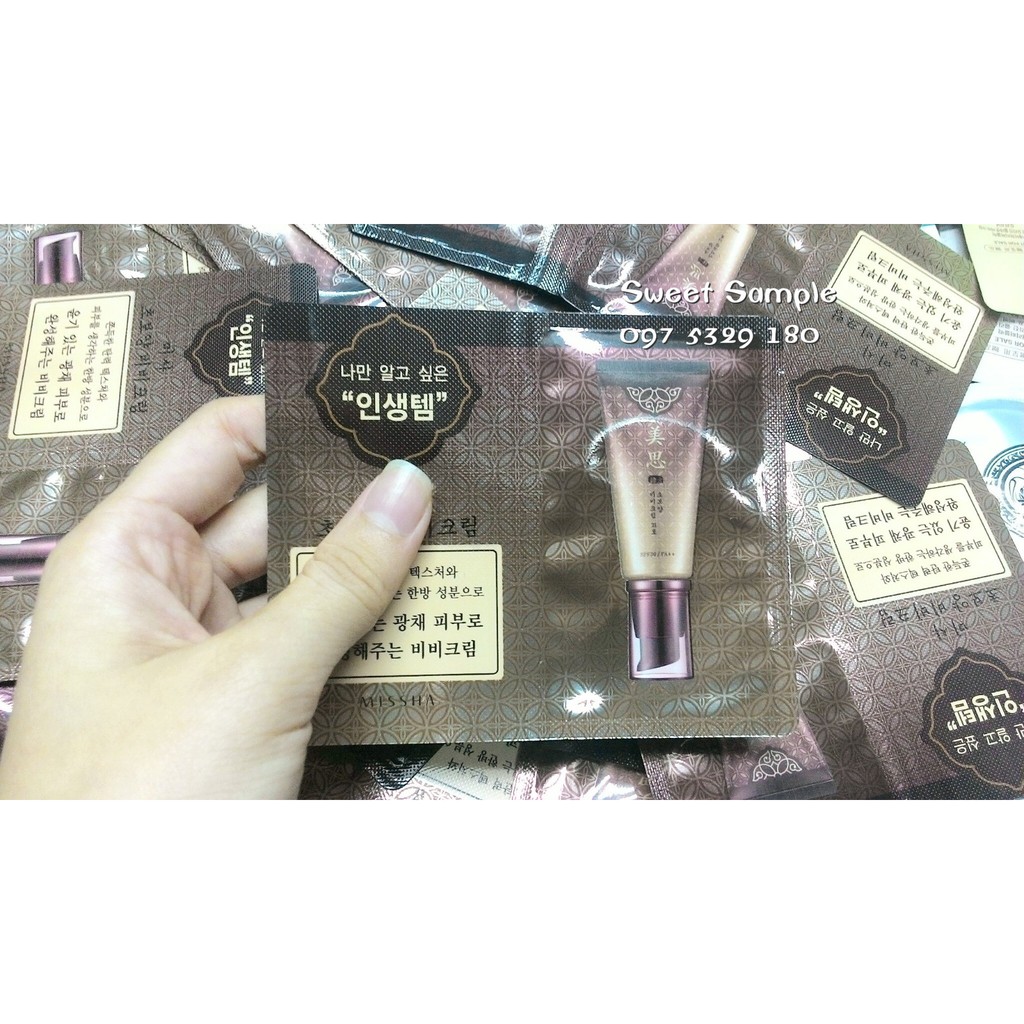 Sample Kem nền trang điểm Missha CHO BO YANG BB CREAM SPF30/PA++
