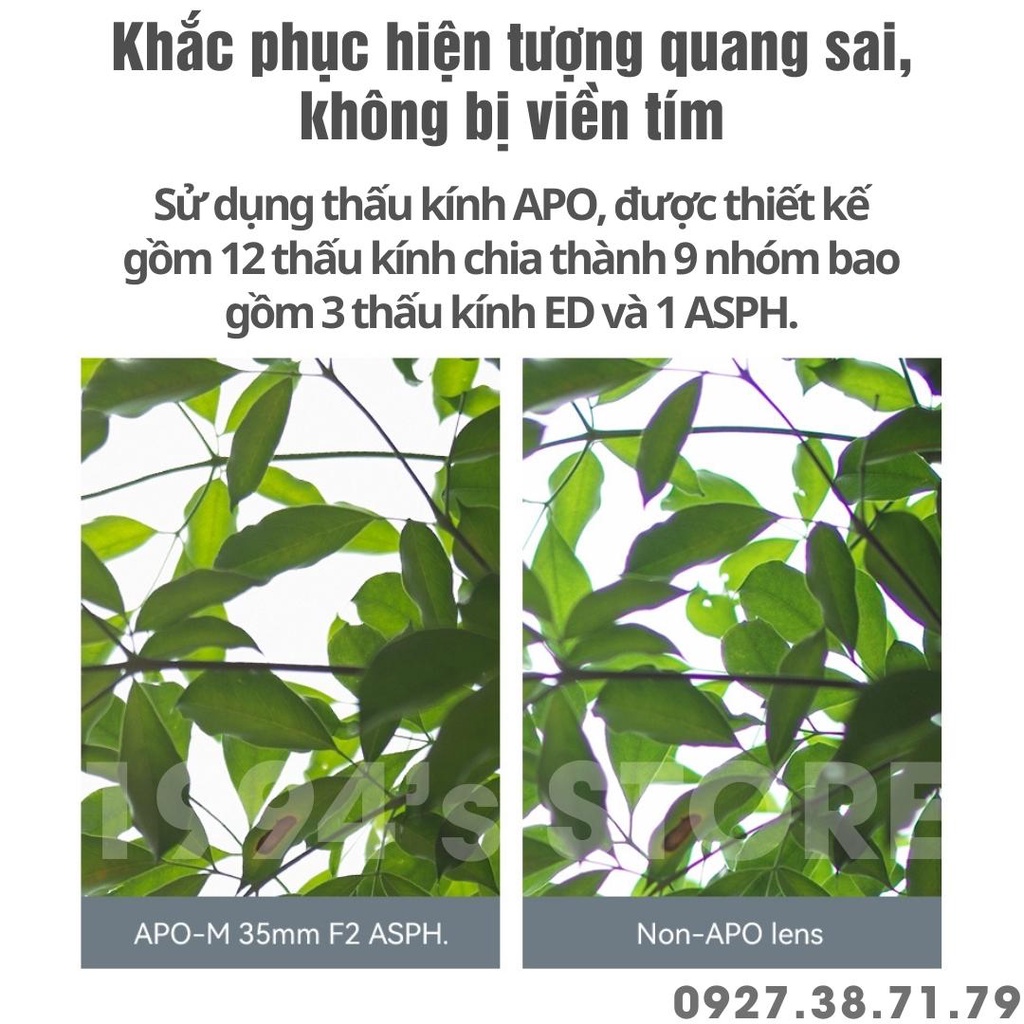 Ống kính TTArtisan 35mm F2 APO ASPH dành cho ngàm Leica M - Tặng kèm Hood kim loại