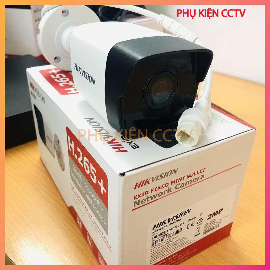 Camera Hikvision IP 2Mp DS-2CD1023G0E-I(L) Thân Trụ Có POE