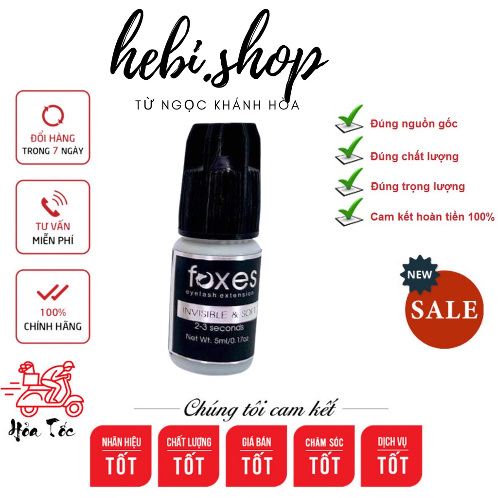 Keo foxes đen khô 2-3s