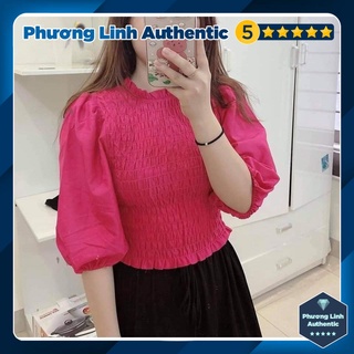 Áo kiểu nữ chun ôm dáng form nhỏ H&M Auth New tag có sẵn 0922625002