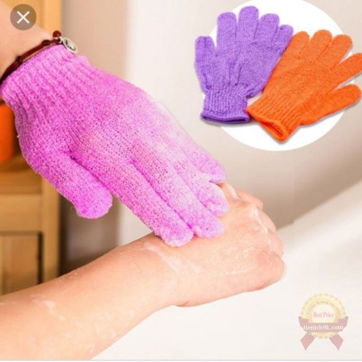 Găng tay phòng tắm nhiều màu - Găng tay nữ