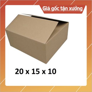 Combo 100h 20x15x10 hộp carton, hộp đóng hàng.