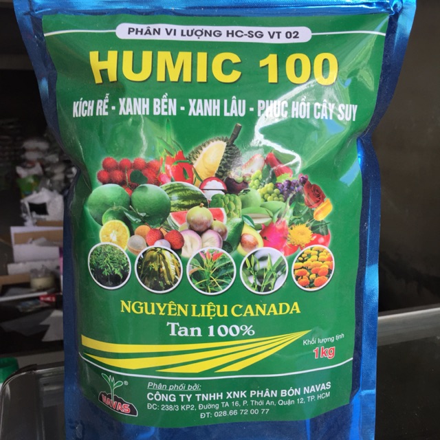 Humic 100 - Nguyên liệu CANADA
