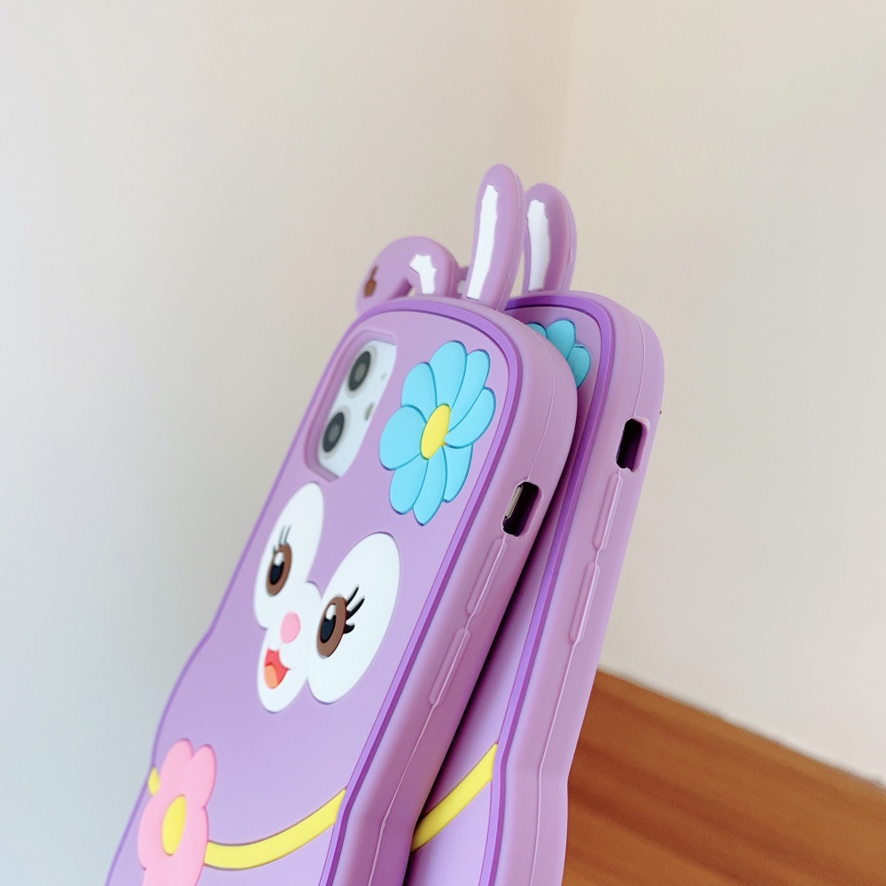 Ốp điện thoại silicone mềm hình StellaLou 3D dễ thương cho OPPO A74 5G A16 A54 A52 A92 A9 A5 2020 A7 A5S A12 A11K A3S F11 F9 RENO 6 5 2