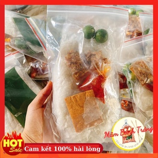 Combo 5 bịch bánh tráng trộn phơi sương Tây Ninh bánh tráng phơi sương lá chuối lớn - 04100058