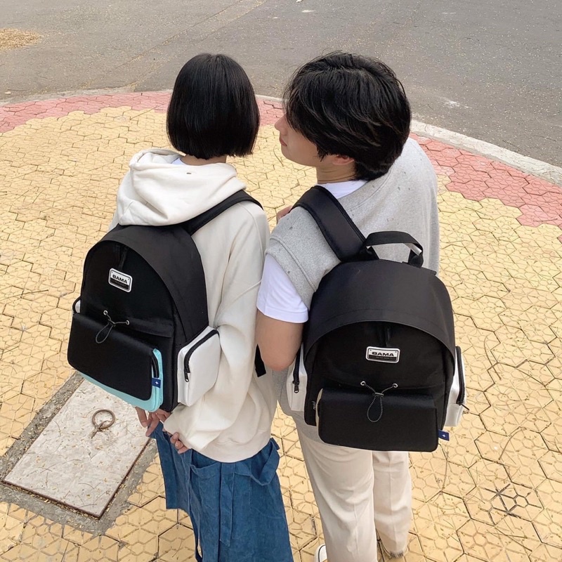 Balo Bama Simple 3.0 Backpack 2810 Shop Chất Vải Canvas Cao Cấp | Cặp Bama Đi Học Đi Chơi | Kích Thước 29 x 36 CM