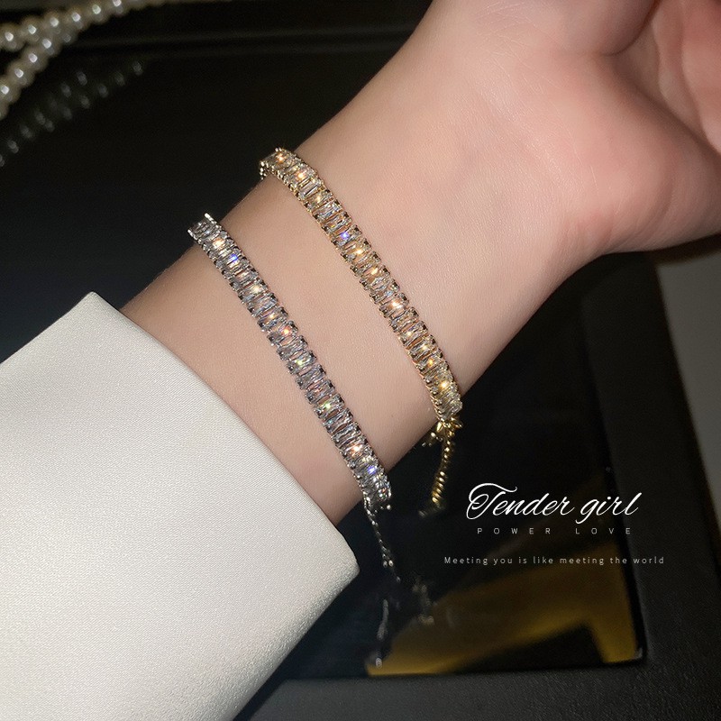 Vòng Đeo Tay Đính Đá Zircon Đơn Giản Thời Trang Hàn Quốc Cho Nữ | BigBuy360 - bigbuy360.vn