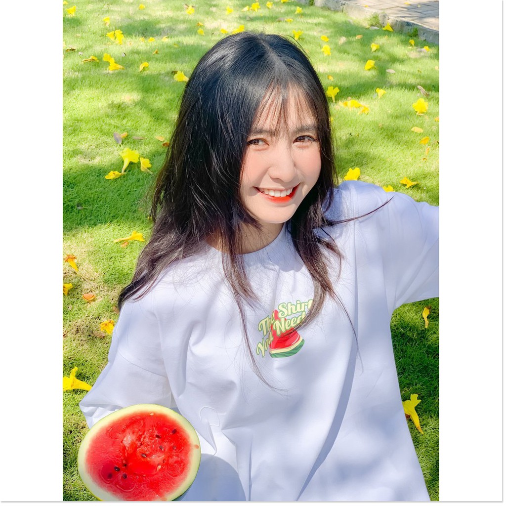 Áo thun - Họa tiết Dưa Hấu - Trắng nhiều màu phông teen thời trang vuhuyenstore AQA0619 031