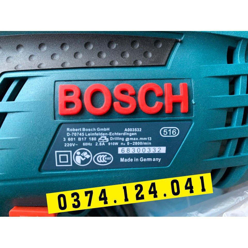 Máy khoan tường Bosch 13ly (TẶNG Mũi Khoan) Máy khoan bê tông, sắt Bosch - Máy khoan điện BOSCH 13mm GSB 13RE