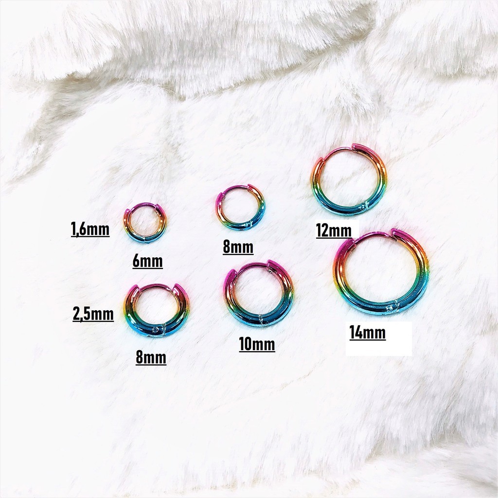 KHUYÊN VÒNG BASIC MÀU OMBER HỒNG CÁ TÍNH