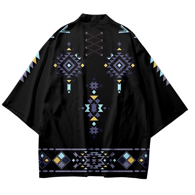 Áo Khoác Kimono Tay Lỡ In Hình Anime Final Fantasy 14 Haori FF14 Merchandise Aramigo