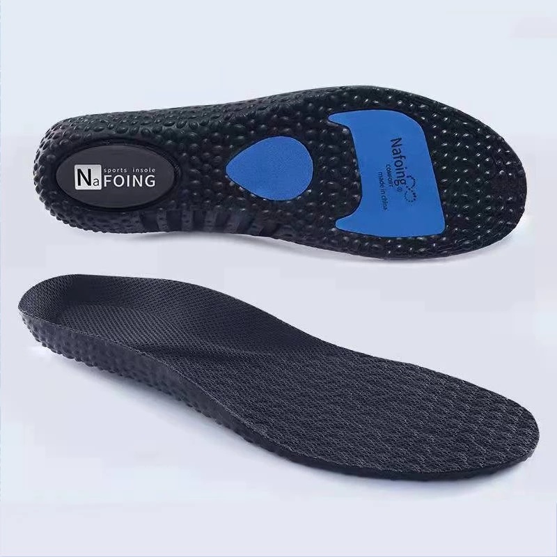 Cặp đệm lót giày thể thao bằng cao su silicone mềm thoáng khí khử mùi chống sốc cho nam và nữ