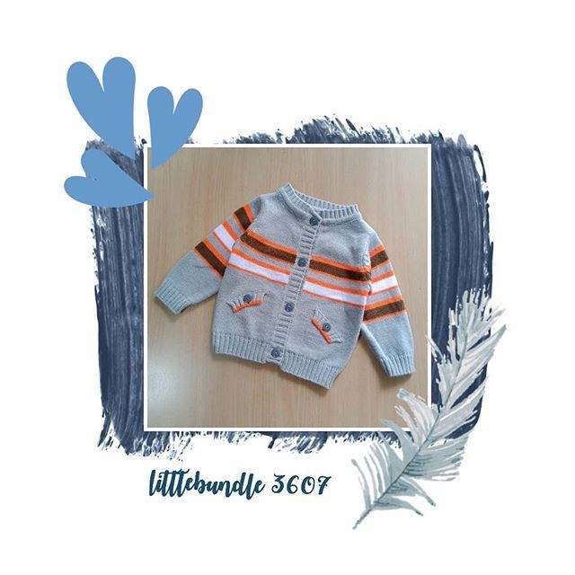Áo Sweater Dệt Kim Ấm Áp Màu Xám Trắng Cho Bé Trai 3607