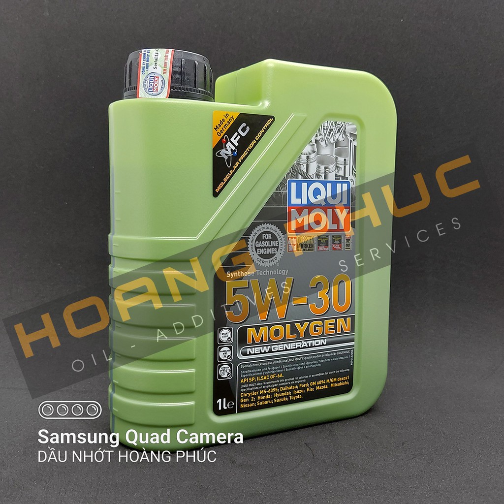 Nhớt LIQUI MOLY Molygen 5W30 5W40 New Generation cho xe tay ga và xe hơi