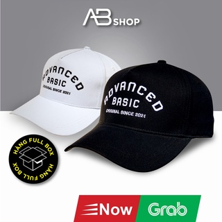 Mũ Lưỡi Trai Advanced Basic Wavy Caps Nam Nữ Đen Trắng Thời Trang AB-30164