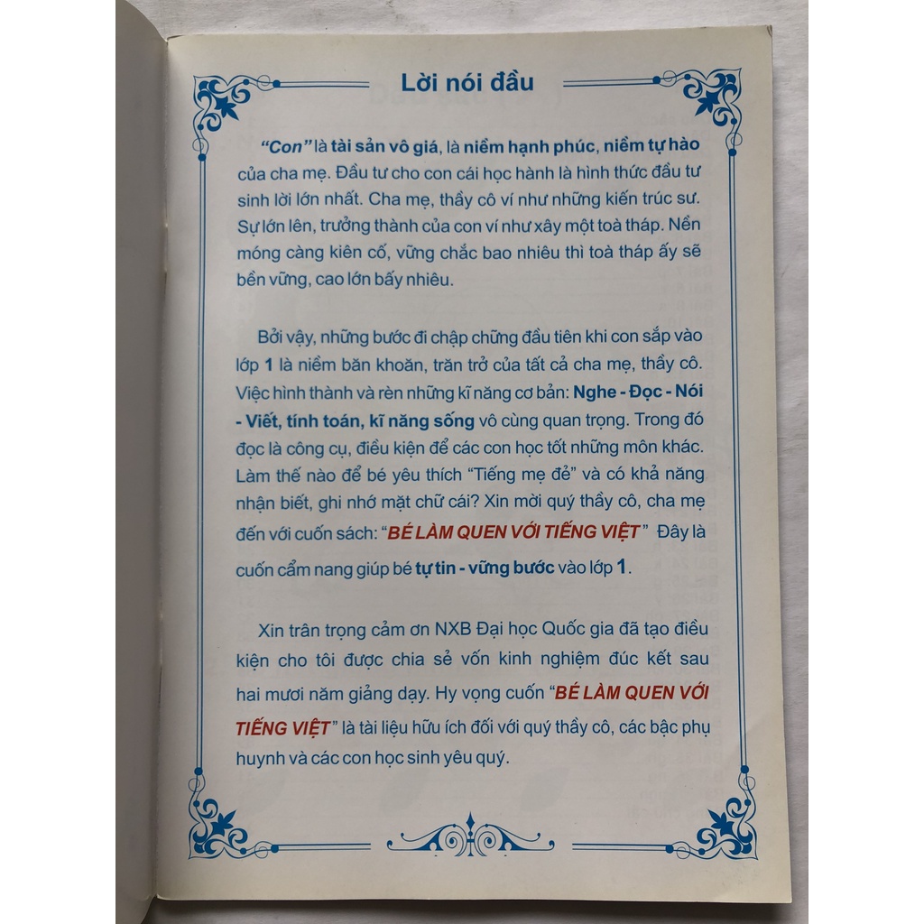 Sách - Bé làm quen với Tiếng Việt  Thúy Hà