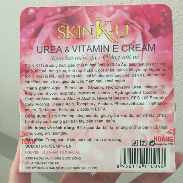 Kem bôi nứt gót chân SkinKU