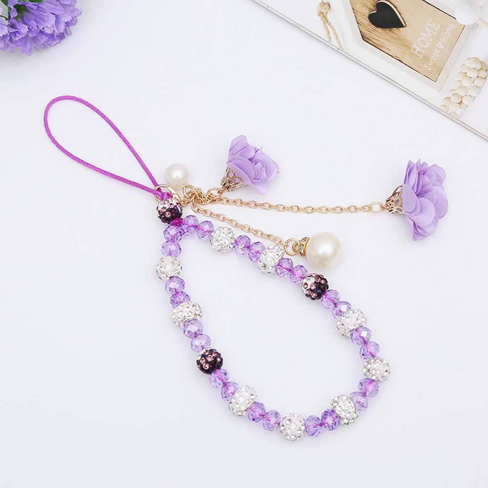 Ốp Điện Thoại Có Dây Đeo Tay Chống Thất Lạc Họa Tiết Hoa Sang Trọng