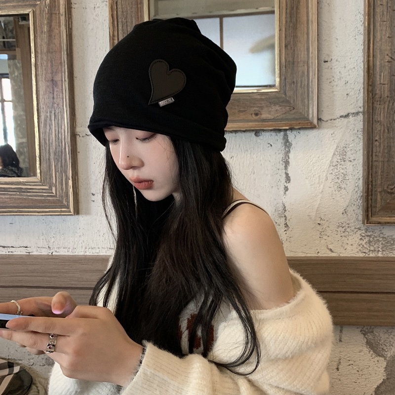 Mũ Lưỡi Trai Mỏng Màu Đen Trơn Phong Cách Hàn Quốc Cá Tính Cho Nữ