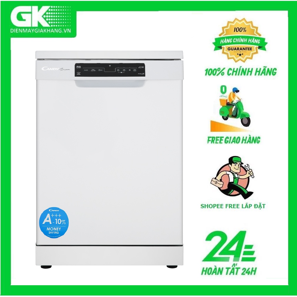 CDPN 4D620PW/E    -- Máy rửa chén độc lập Có Sấy Candy CDPN 4D620PW/E