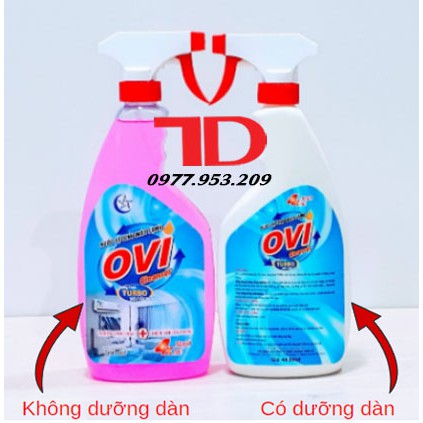 Nước vệ sinh máy lạnh OVI có dưỡng dàn