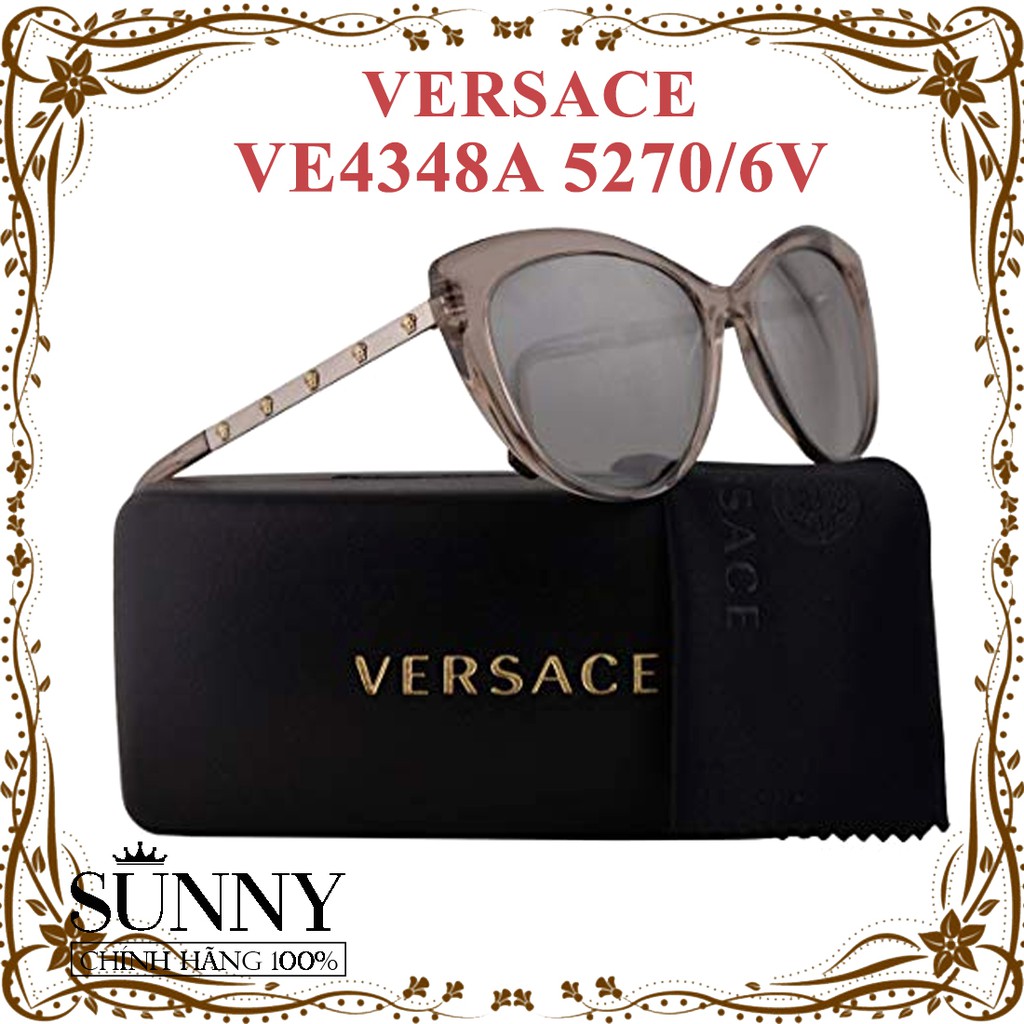 Kính mát chính hãng nam nữ Versace VE2196B 1412/8Z màu sắc thời trang, thiết kế dễ đeo bảo vệ mắt