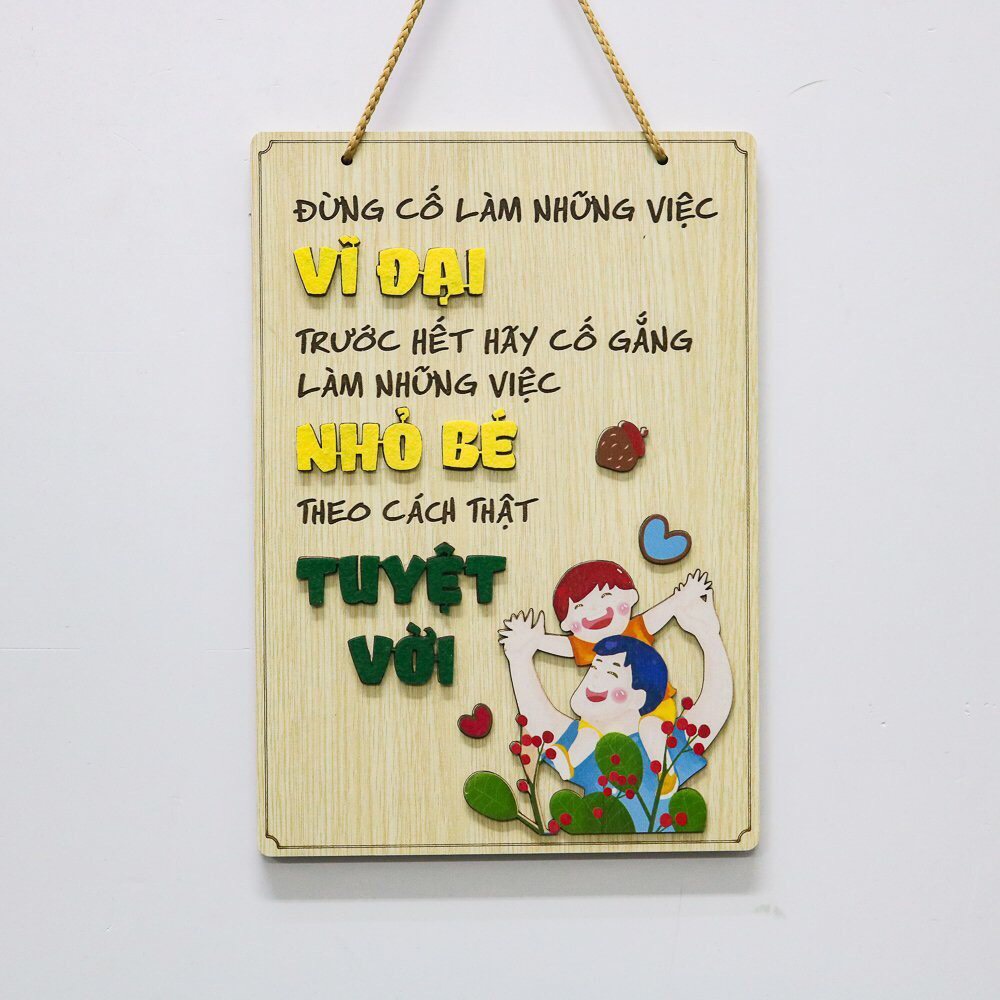 Biển bảng gỗ decor Treo tường Cửa Trang trí Gia đình Phòng ngủ Phòng khách GD91-99