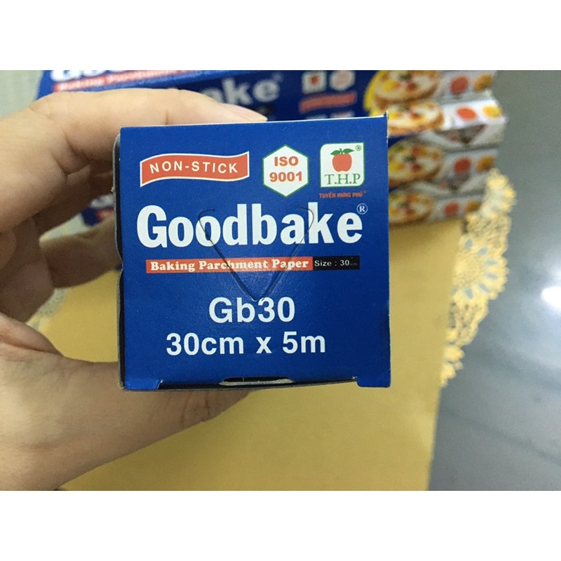 Giấy nến nướng bánh không thấm dầu Goodbake dùng để lót nướng bánh, dùng tốt cho nồi chiên không dầu