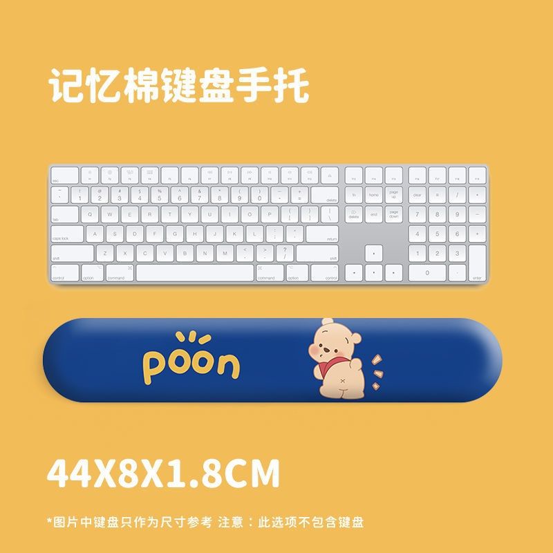 Bn di chu t Miếng Lót Chuột Bàn Phím Bằng Cao Su Non Hình Winnie the Pooh Dễ Thương