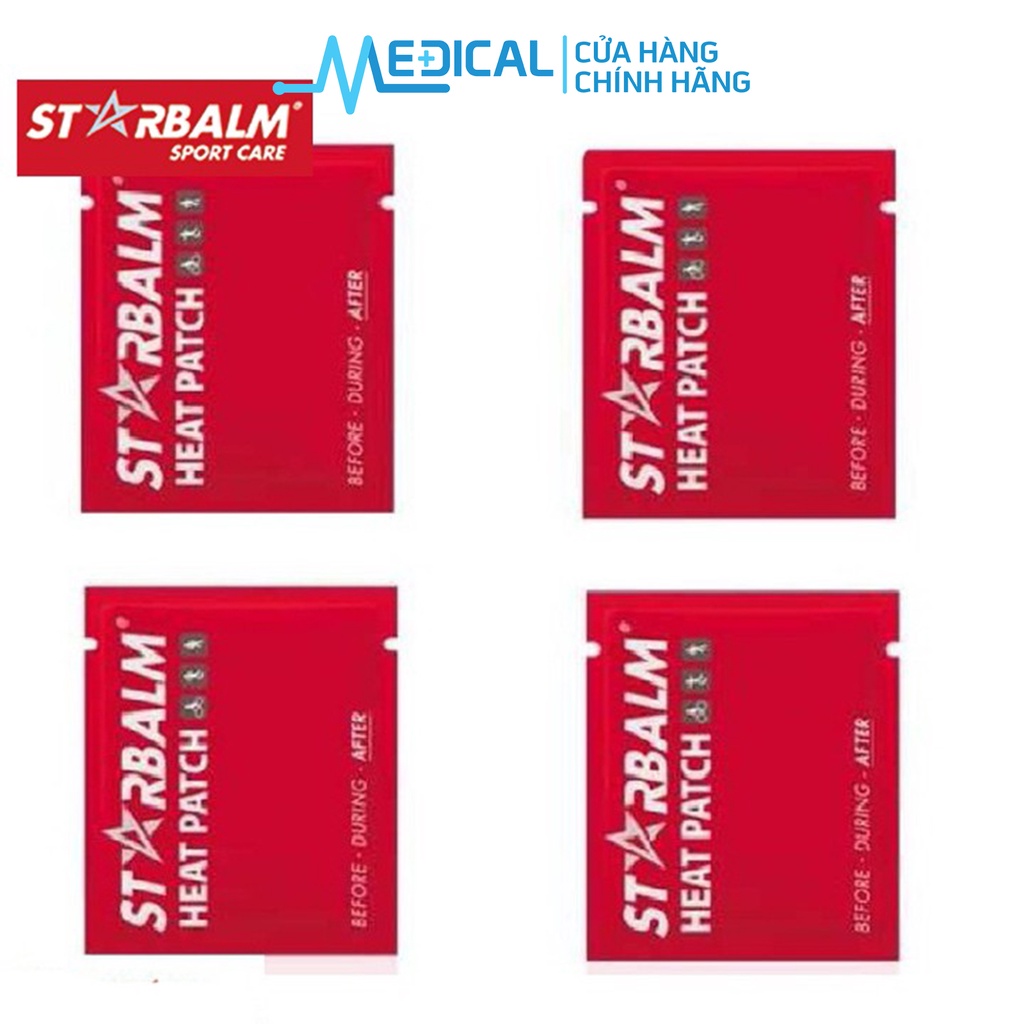 Miếng dán nhiệt thể thao STARBALM Aqua Gel Heat Patches  - MEDICAL