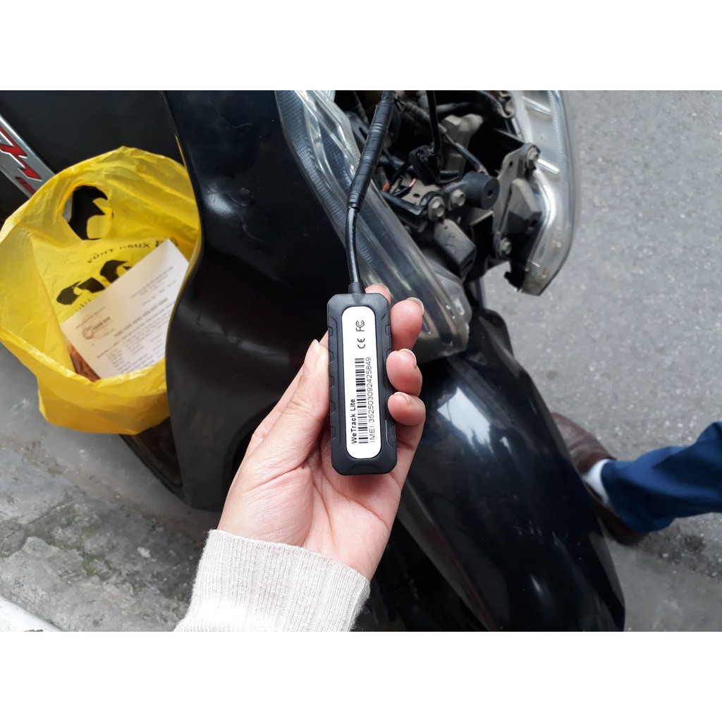 Định vị Wetrack Lite ô tô, xe máy siêu nhỏ, độ chính xác cao, miễn phí cước sim, phần mềm