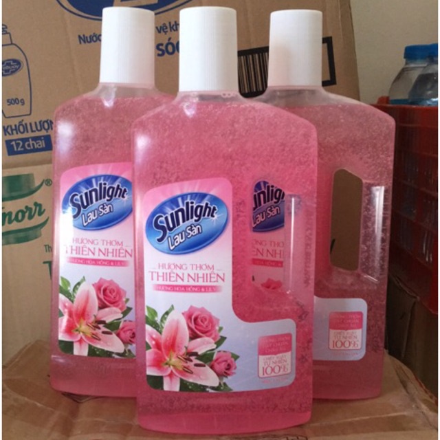 [SIÊU RẺ] Nước lau sàn Sunlight chai 1kg.Dung dịch lau sàn Sunlight. Chất lau sàn Sunlight {HƯƠNG THƠM DỊU NHẸ}