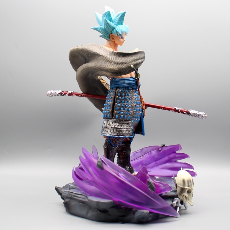 Mô hình songoku chiến bình samurai có 4 đầu thay thế