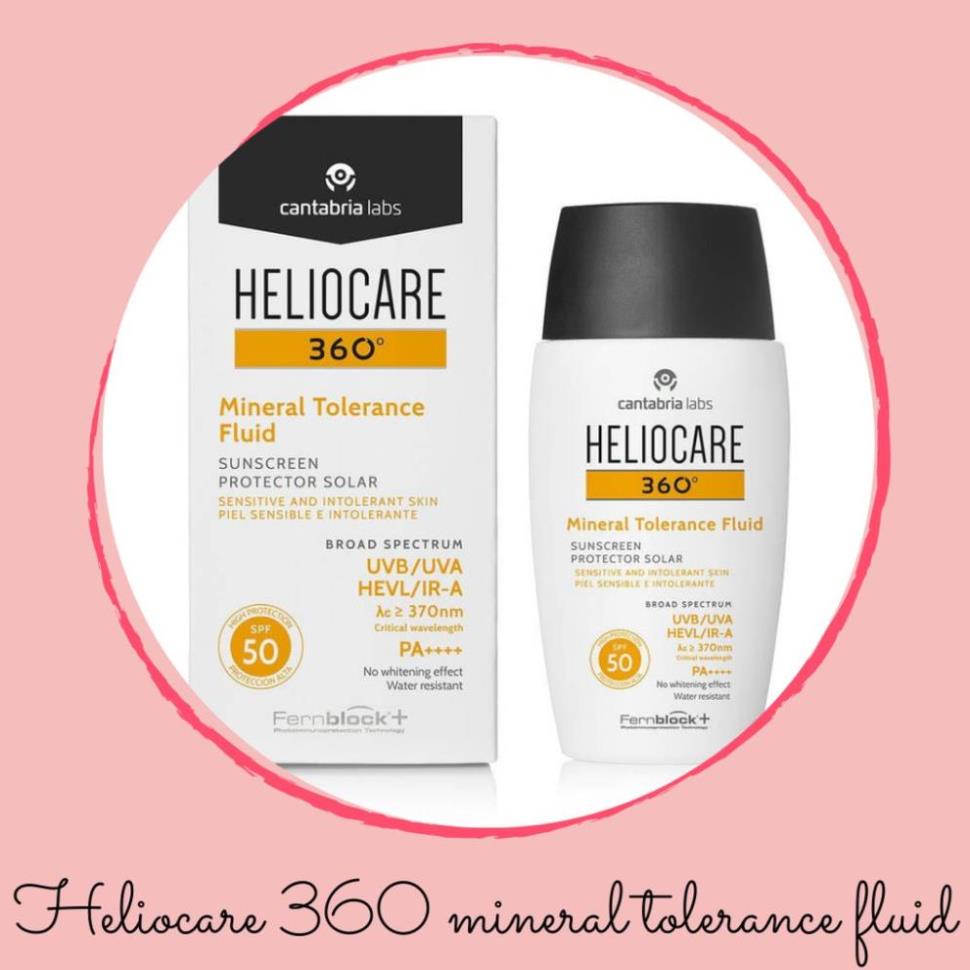 Kem chống nắng Heliocare Water gel , Mineral ,Age Active Fluil ,Pigment Solution SPF50+