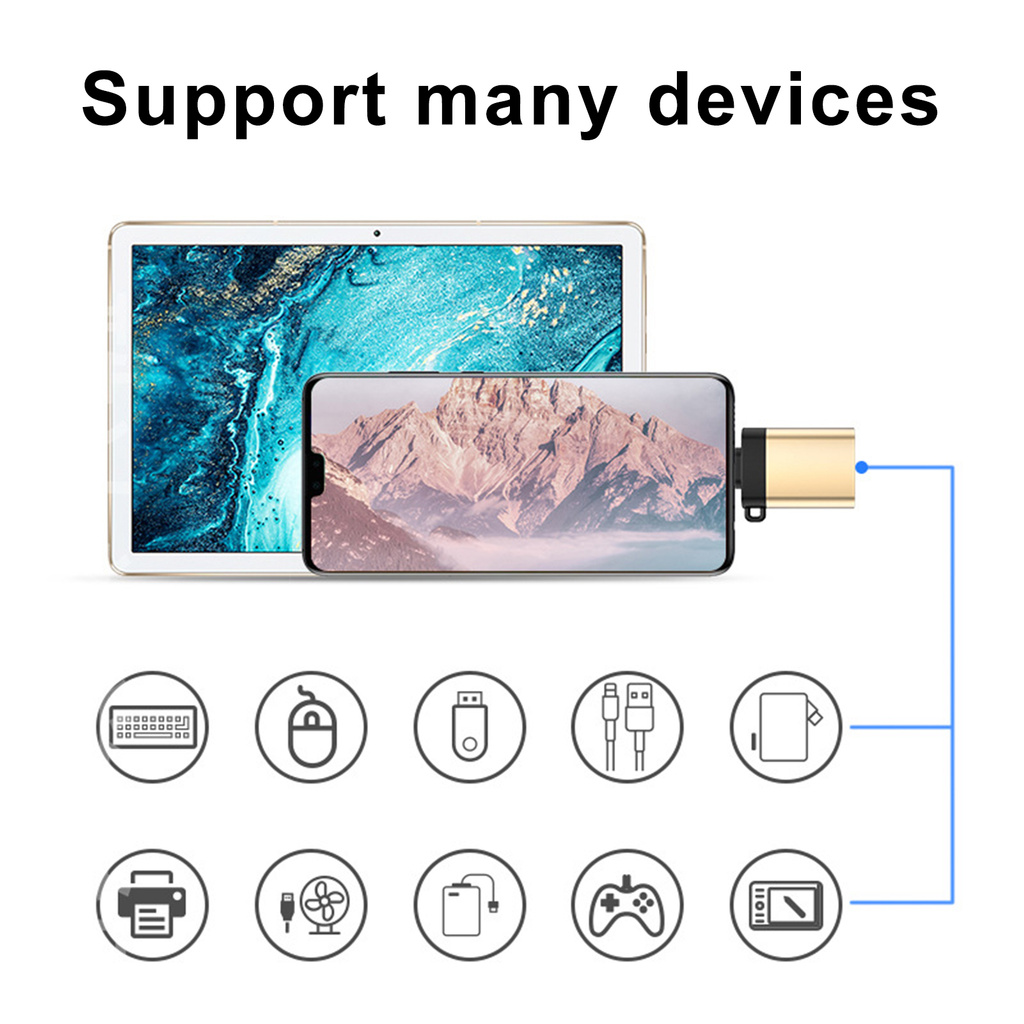 Đầu Chuyển Đổi Otg Usb 3.0 Loại C Nhỏ Gọn Tiện Dụng