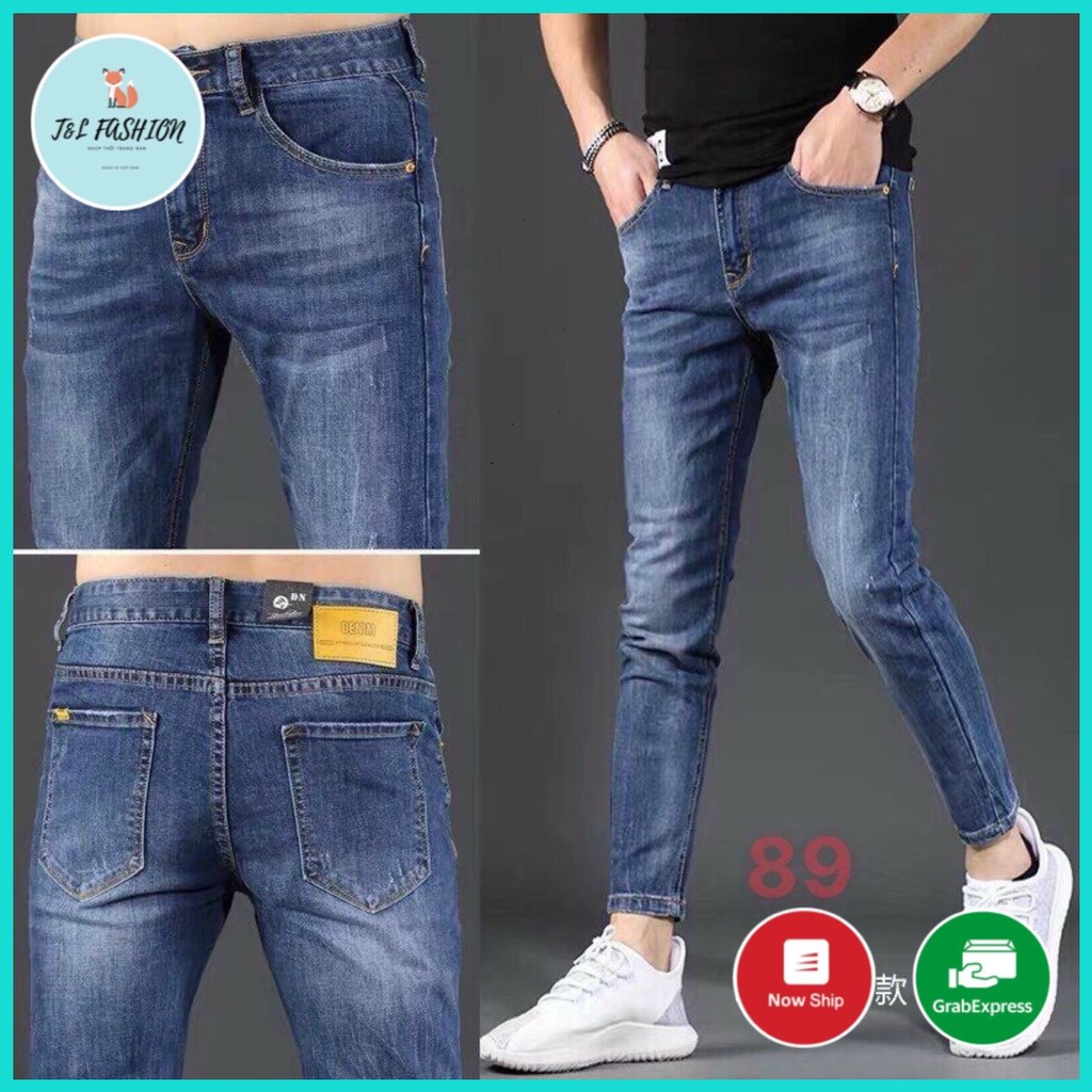 Quần Jean Nam, Quần Bò Nam kiểu mới hot trend phong cách hàn quốc T&L store msa10